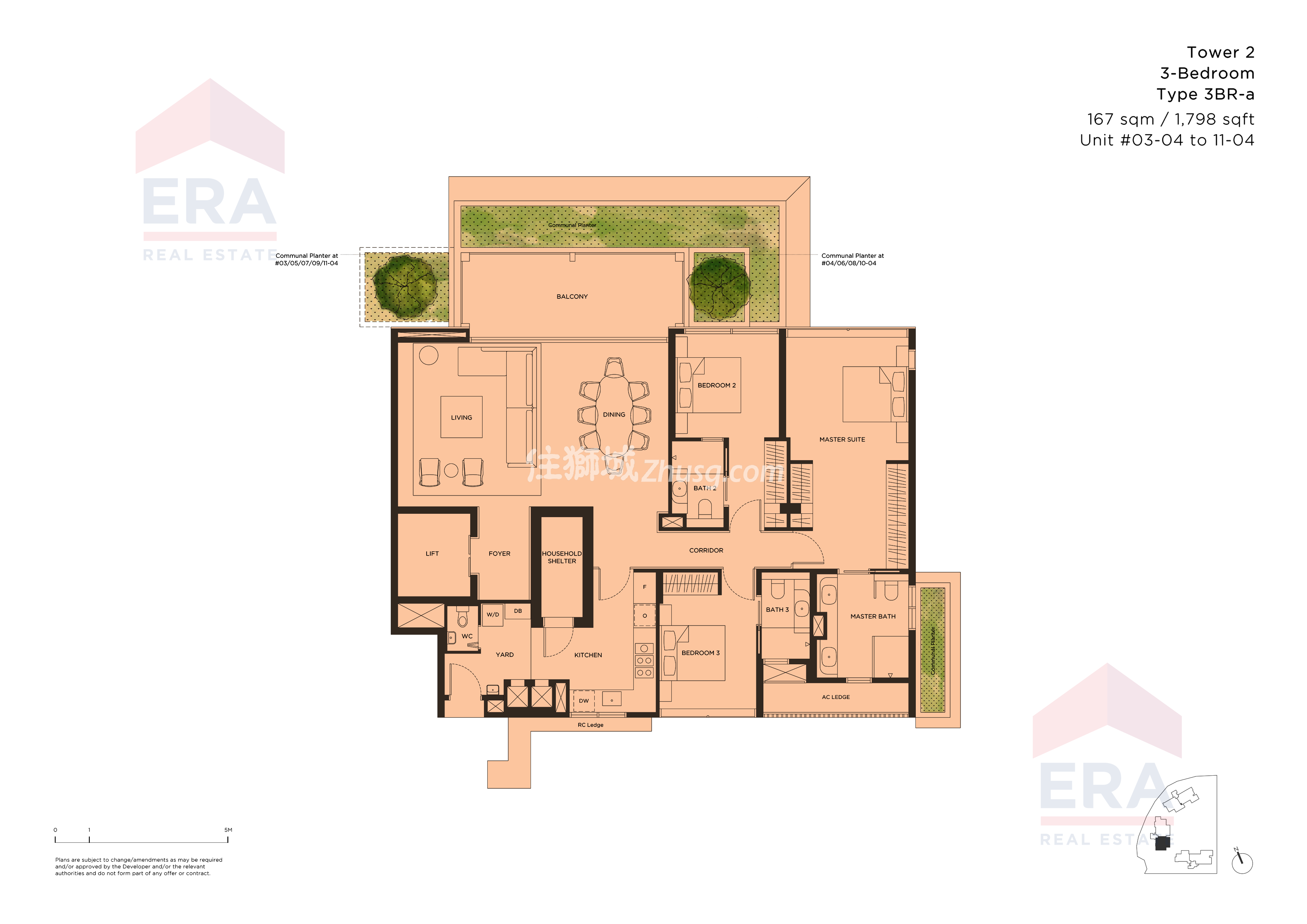 3BR-a三室两厅加私家电梯
